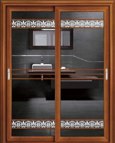 5257佛山银弧料铝合金平开门与吊门 铸铝门性价比之选，每套仅500元