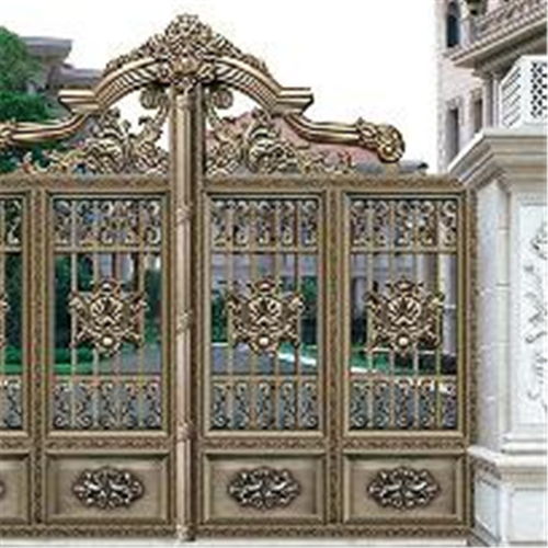 佛山不锈钢钛金大门 盾牌金属制品引领防盗门新风尚