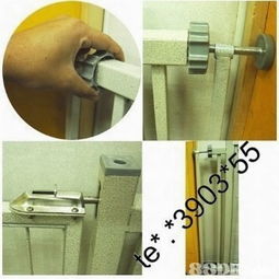 270金属门栏 专为婴儿与宠物设计的安全屏障